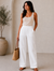 Ready to Go Pants in White (100% cotton)