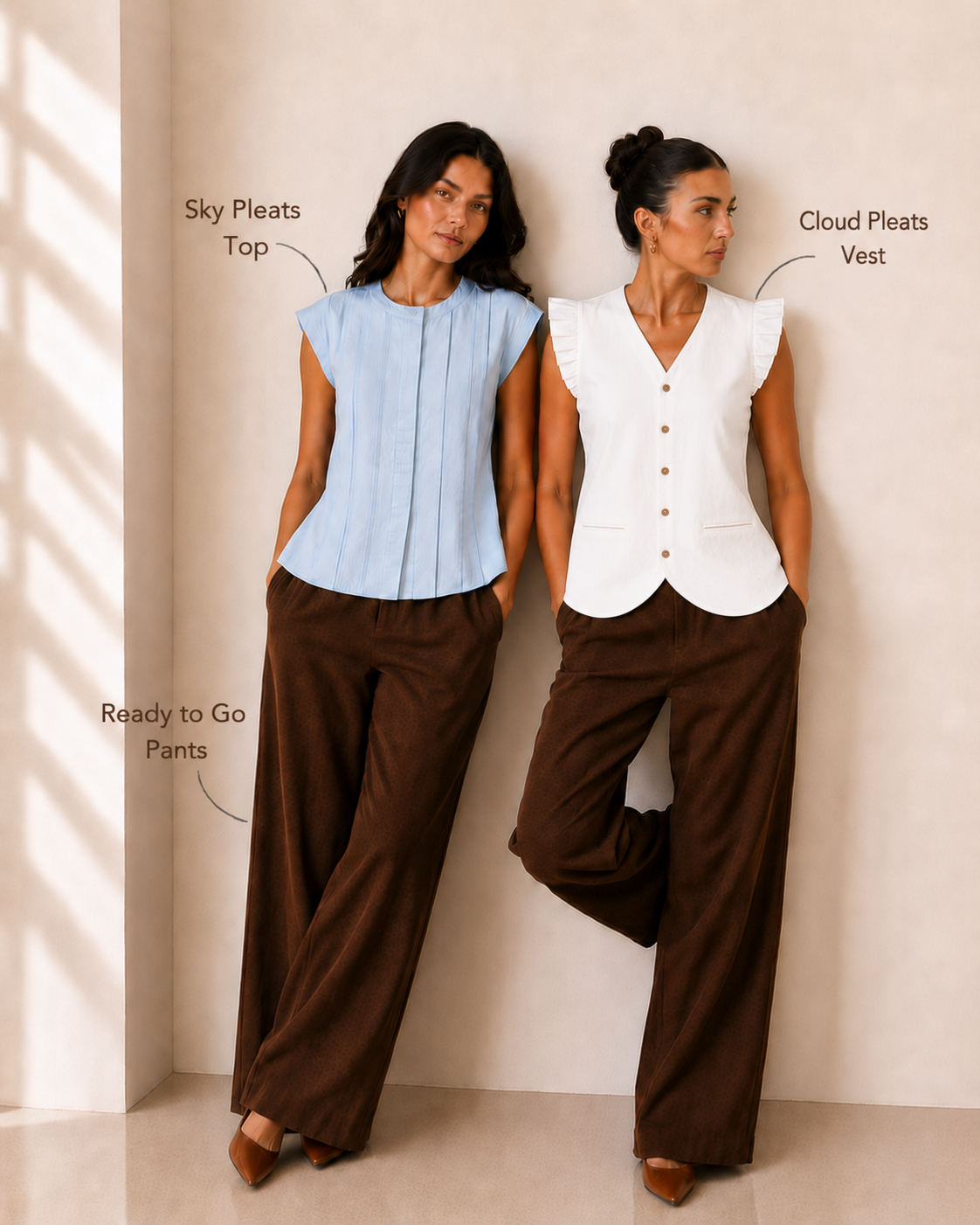 Signature Set of 2 Co-ord Sets (3 Pieces)