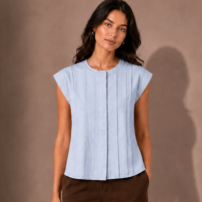 Calm Confidence Top in Blue