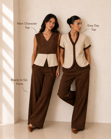Soft Power Set of 2 Co-ord Sets - 3 Pieces