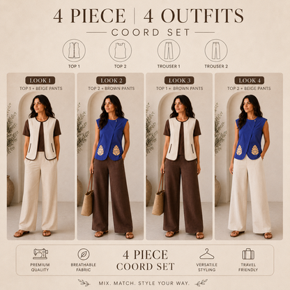Alpine Set of 4 Co-ord sets (4 Pieces) Capsule Bundle